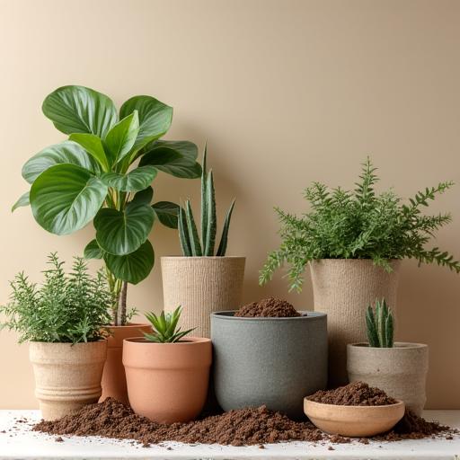 土や植木鉢などのエコな園芸用品